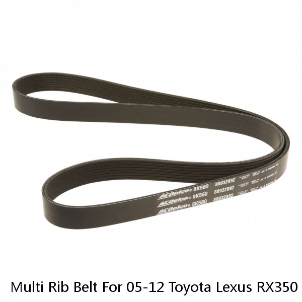 Multi Rib Belt For 05-12 Toyota Lexus RX350 Avalon Sienna ES350 Camry WJ66C6