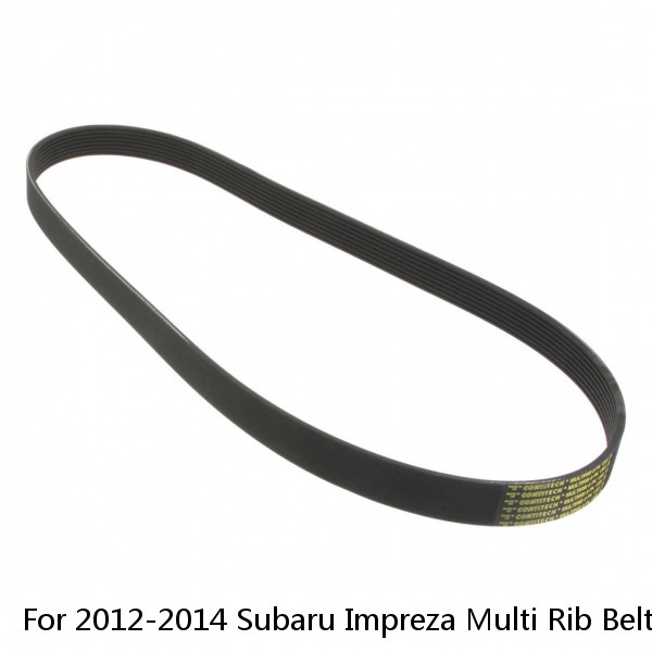 For 2012-2014 Subaru Impreza Multi Rib Belt 64851WJ 2013