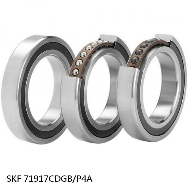 71917CDGB/P4A SKF Super Precision,Super Precision Bearings,Super Precision Angular Contact,71900 Series,15 Degree Contact Angle